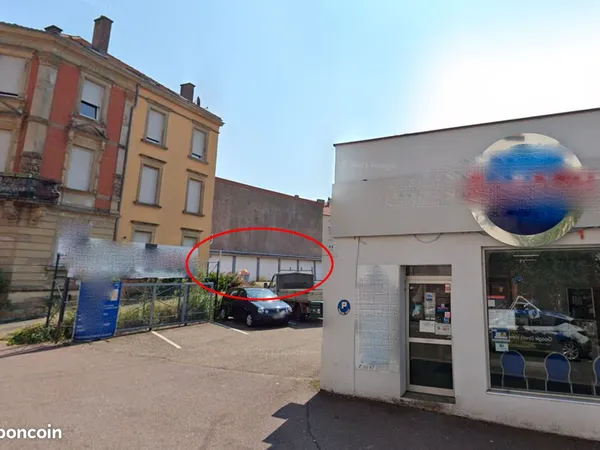 Garage fermé, parking box à Sarreguemines centre sans frais d'agence