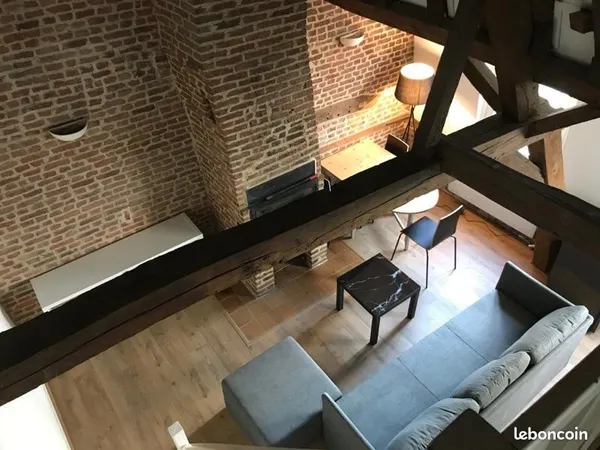Charmant T1 bis meublé VieuxLille - Centre - Gare LilleFlandre 46m2 sol