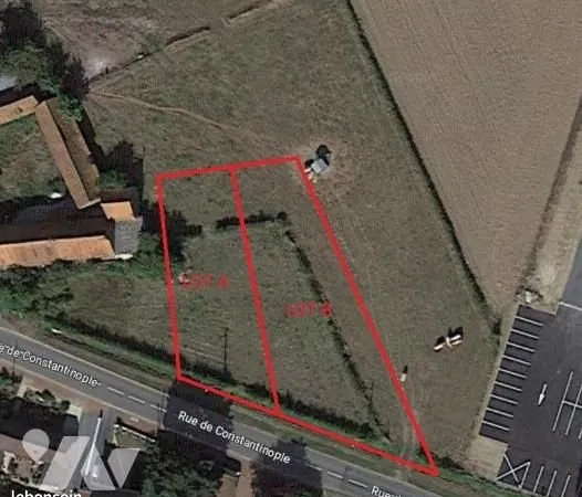 Terrain 881 m² AIRE SUR LA LYS
