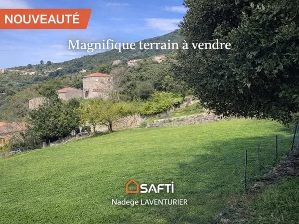 Terrain constructible avec vue mer - Coggia