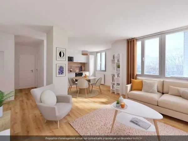 Appartement 2 pièces 42 m²