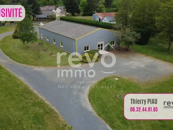 À vendre bâtiment d'activité + stockage.