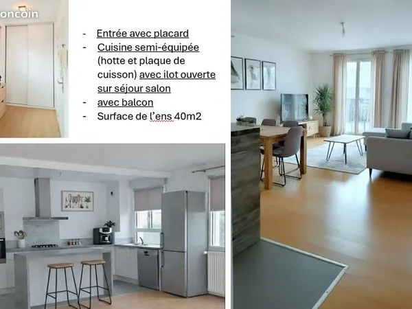Appart 79 m2 - 2 ch - particulier à particulier