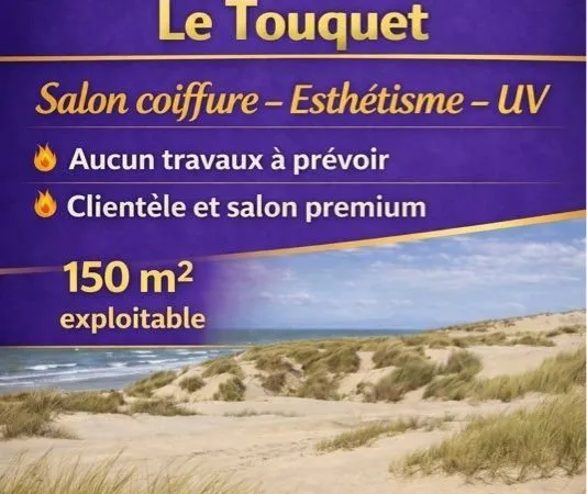 Salon de coiffure / secteur le Touquet