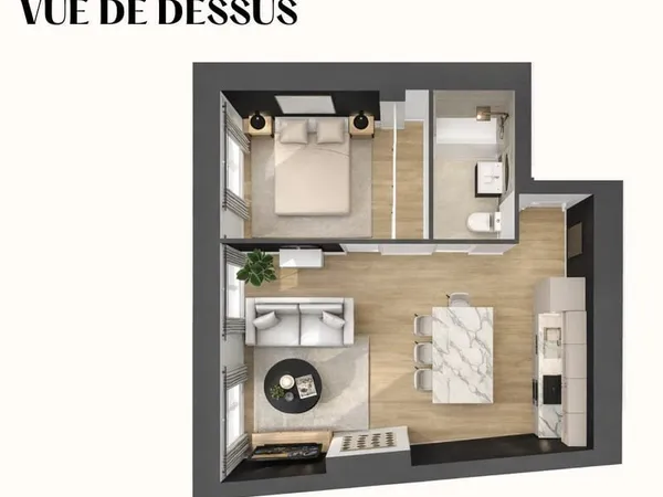 Croix Rousse - Plateau viabilisé de 41m2 à aménger