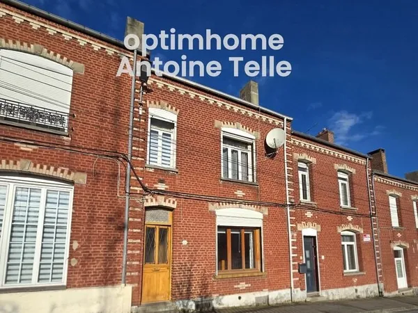 Le Cateau - Maison 100m² avec accès véhicule arrière & jardin
