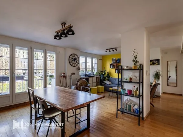LILLE GRAND PALAIS : APPARTEMENT TYPE 4 DE 88,35M² AVEC PLACE DE PARKING ET CAVE