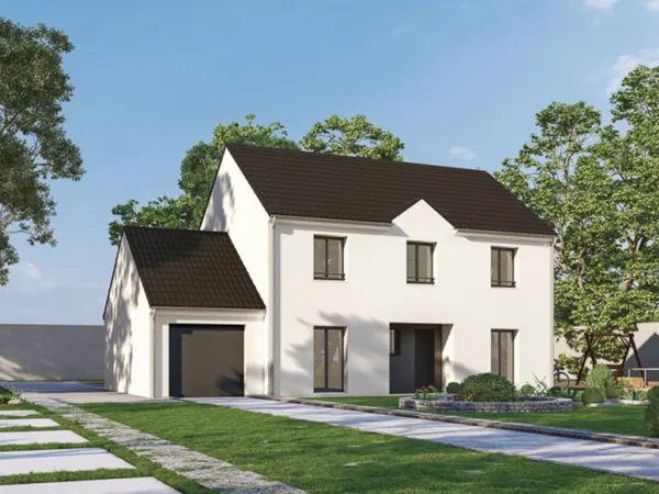 MAISON INDIVIDUELLE 151,24 m² à VAUX LE PENIL