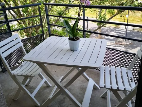 App 24m2 + 4m2 terrasse 450 (CC chauf, eau, gaz)