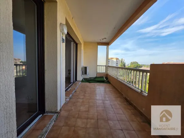 Appartement  60m² - 2 chambres - balcon- cave