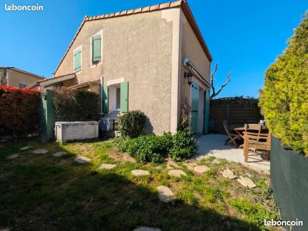Maison T3 jardin clos