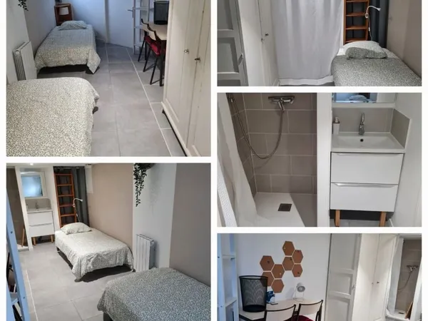 Chambre meublee colocation 2personnes