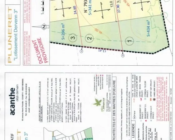 Terrain 341 m²