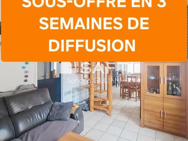 Appartement en duplex rénové, aux portes des frontières sans travaux !