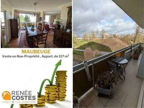 Vente en nue propriété - F79-H81 ans - MAUBEUGE (59600)