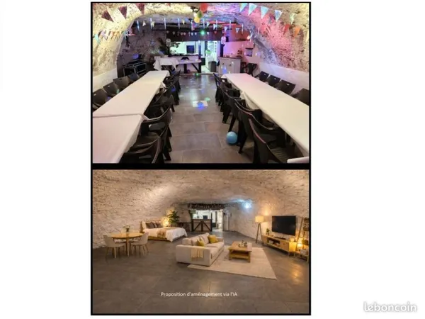 A vendre Cave festive - Salle des fêtes - Love room - Chambre d'hôtes