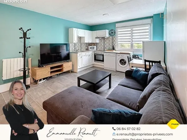 Appartement 2 pièces 38 m²