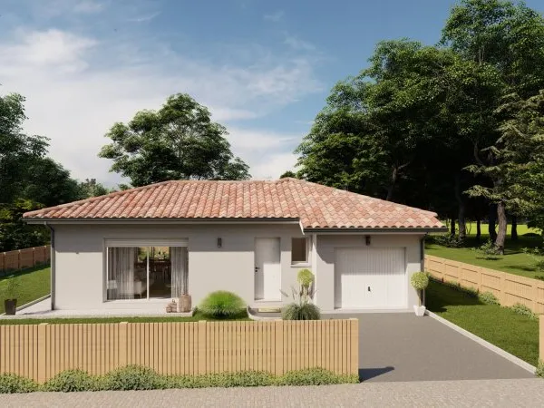 Maison neuve trois chambres