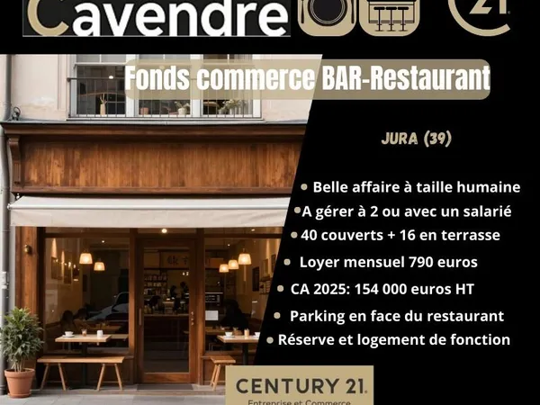 Bar, restaurant 1 m² LONS LE SAUNIER