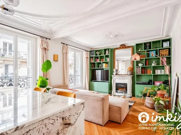 Appartement haussmannien haut de gamme