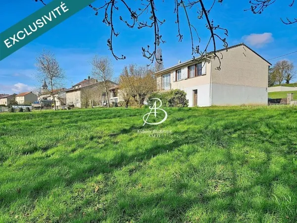 Pavillon de plain-pied sur sous-sol complet.