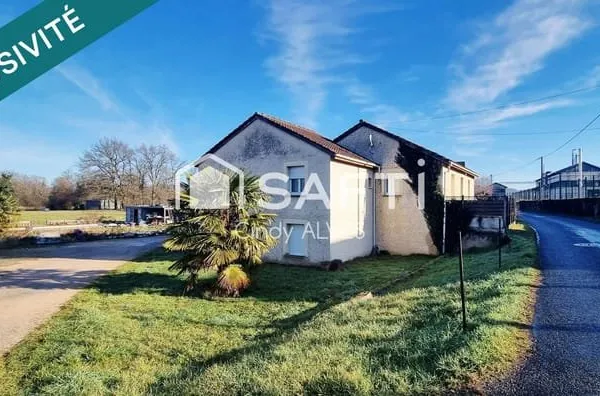 Maison 4 chambres sur 4000m² de terrain et piscine