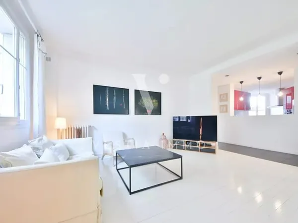 4 pièces de 95 m² élégant 3 chambres sur cour arborée