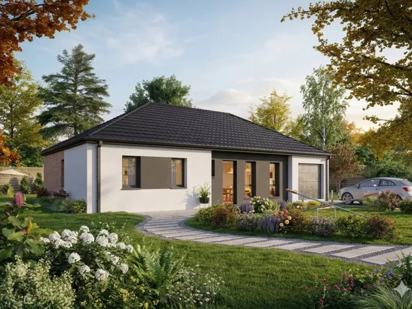 Terrain + maison 90 m²
