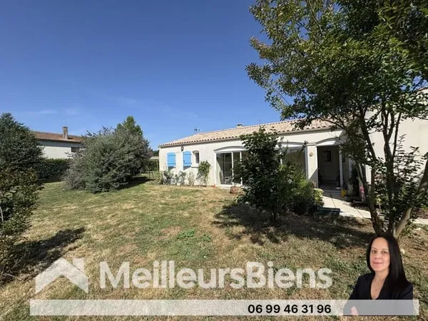Maison plain-pied 4 chambres et piscine proche Jonzac