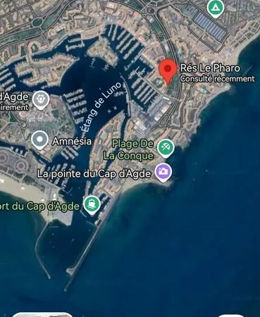 BEAU STUDIO REFAIT À NEUF .20m2 Rentabilité 2025 7000 net. . Le Pharo Cap d'Agde. Piscine, ascenseur