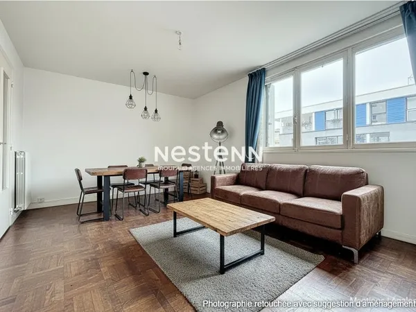 ISSY LES MOULINEAUX - QUARTIER LA FERME - Appartement traversant 3 pièces de 56,12 m²