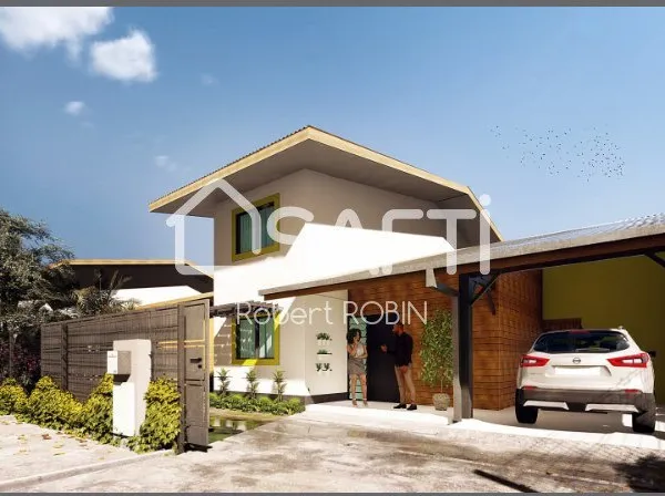 Villa de type F4 de 142m² y compris terrasse.