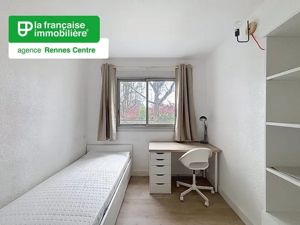 Chambre à louer - 9.22m2 - Villejean - Refaite à neuf - Pontchaillou - Résidence étudiante - RENNES
