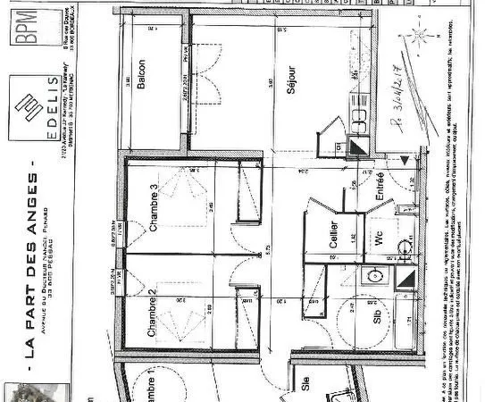 Appartement 4 pièces 83 m²