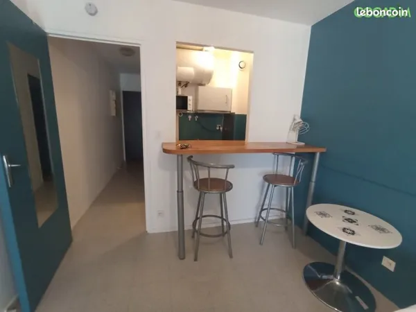 Studio 1 pièce 23 m²