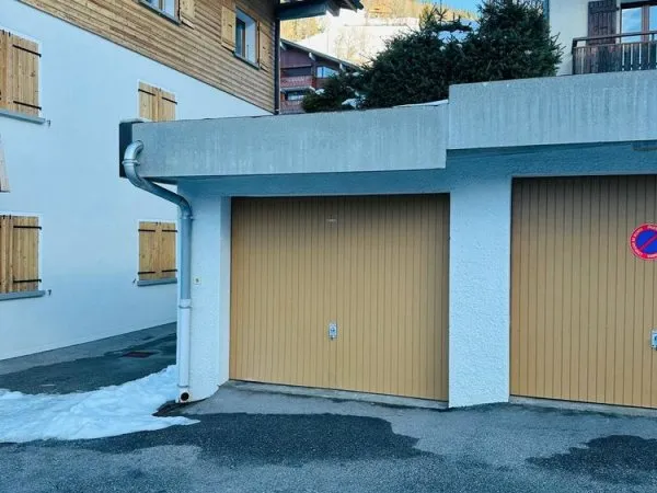 garage fermé à La Clusaz