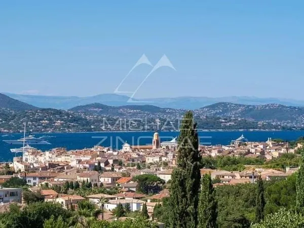 Saint-Tropez - Villa contemporaine d'exception avec vue mer panoramique