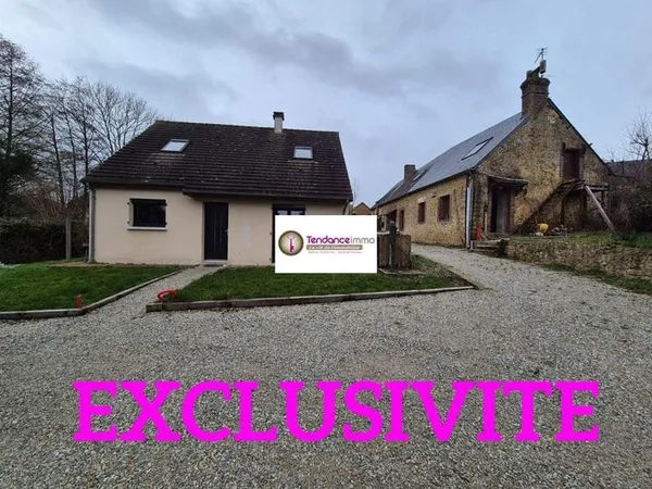 Ensemble de 2 maisons - Pavillon rénové + longère à rénov