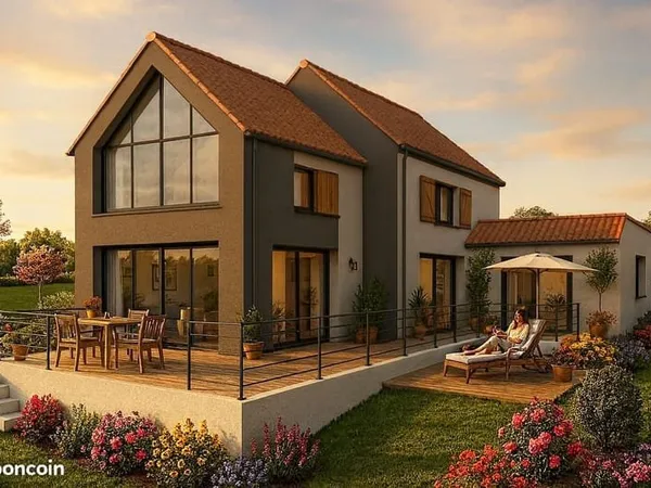 Projet de construction d'une maison 200 m² avec terrain à LE LOROUX-BOTTEREAU (44)