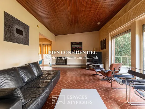 Maison d'architecte moderniste au coeur de Moulins les Metz