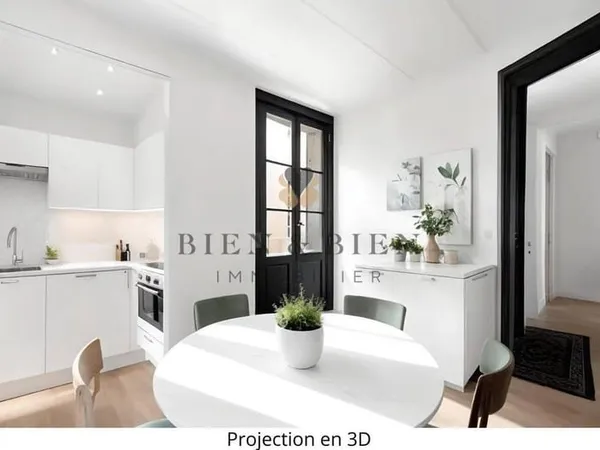 Appartement 3 pièces 62 m²