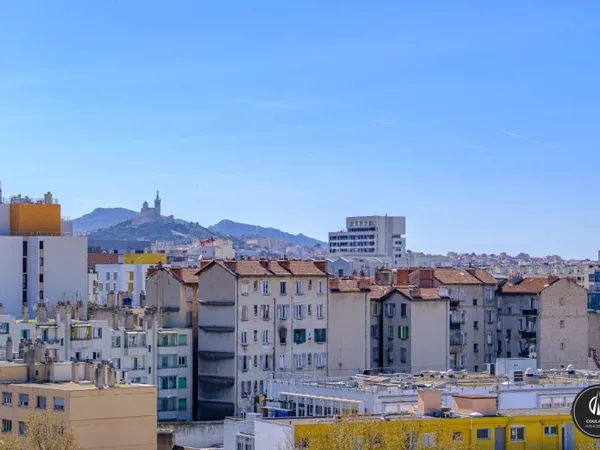 Marseille 3 ème Saint-Mauront à vendre 2 pièces vue mer
