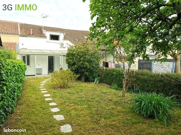 Vente | Maison de ville | 3p | 2ch | 89 m² | Bergerac | Expo Est/Ouest | Jardin