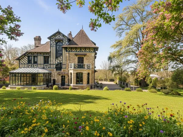 Bâtisse anglo-normande entièrement rénovée