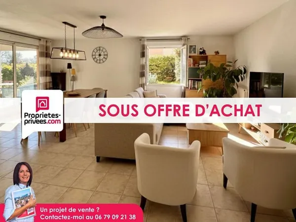 Appartement 3 pièces en rez-de-jardin 70 m2, 2 parkings, piscines, tennis