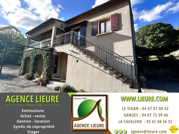 En Cévennes, villa avec terrain, à vendre