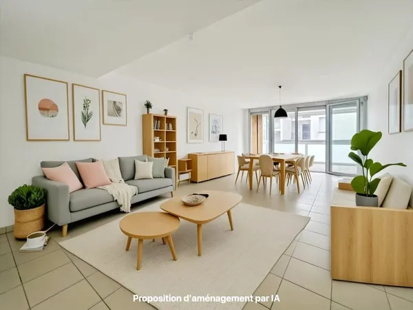 BORDEROUGE - T3 avec loggia et parking