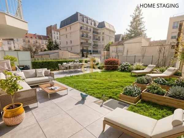 APPARTEMENT 3 PIÈCES AVEC TERRASSE & JARDIN PRIVATIF DE 174m