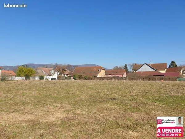 Terrain 703 m² Chaux