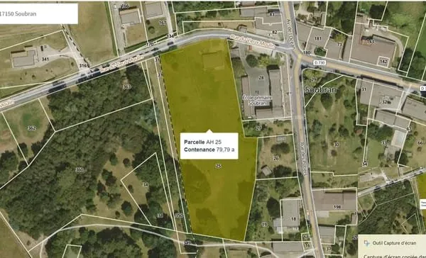 Terrain 7163 m²